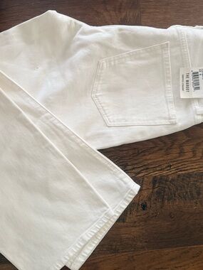 Joe's Jeans White Cropped Straight 'The Margot'